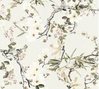 Michalsky Living papier peint à fleurs Dream Again floral papier peint intissé beige vert gris rose 10,05 m x 0,53 m