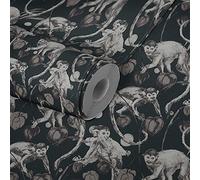 Michalsky Living Papier peint non tissé Jungle Change is Good - 10,05 m x 0,53 m - Noir/gris - 379822