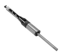 Michear Forets à trou carré pour le travail du bois - 6 mm à 16 mm - Tarière à mortaise - Ciseau à bois - Scie cloche carrée avec foret hélicoïdal - Outils de perçage (10 mm)