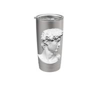 Michel-Ange David Statue Tête Sculpture 1501-1504 Gobelet isotherme en acier inoxydable double paroi