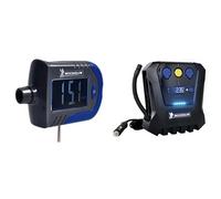 Michelin 009526 Contrôleur Pression avec Usure Pneus et Michelin 009519 Compresseur Digital 12 V