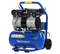 MICHELIN Compresseur d'Air Mobile Silencieux MX 10/1, Compresseur d'Air Sans Huile, Pression Maximale 8 Bar, Puissance 1 CV, Réservoir 10 litres, Niveau Sonore 58 dB LpA