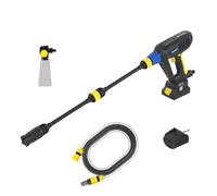 Michelin Nettoyeur Haute Pression Portable sans Fil MPX 250EDS | Batterie Rechargeable (18 V) Incluse | pour Véhicules et Autos | avec Buse 4 en 1 | avec Dual Speed System