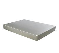 Michorinee Drap Housse Satin 140x200 Bonnet 30 cm Gris Clair - Drap de lit en Satin de Soie Polyester Lisse Respirant pour Matelas Épais