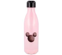 Mickey Mouse Bouteille d'Eau 660ml avec Bouchon Étanche Décor Mickey Mouse Rose