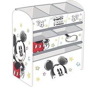 Mickey Mouse Étagère enfant Mickey Rangement 6 compartiments bois