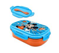 KIDS LICENCING Boite à gouter ou repas rectangulaire Disney Mickey - 21x14x6 cm