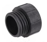Micpointik Adaptateur de conteneur IBC 2" BSP femelle vers filetage mâle S60 x 6 - Réducteur de filetage fin vers filetage grossier pour réservoir IBC - Plastique PE avec joint résistant aux acides