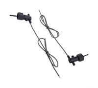 Micpointik Commutateur de débit d'eau de type pagaie pour pompes à chaleur et refroidisseurs, PA + résine époxy, G 3/4", -40 à 85 °C, surveillance précise du débit pour eau, gaz, huile