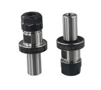 Micpointik ER16 Mandrin de serrage pour tts 3/4" Tige droite Porte-outil pour fraisage CNC Tournage Bec précis 0,0003 pouces Jusqu'à 12000 tr/min Avec écrou 2 pièces
