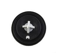 Micpointik Joint à membrane pour vanne flotteur d'admission, matériau en caoutchouc robuste, compatible avec les modèles de chasse d'eau Siamp 95 95L 99T 99B, noir, 27 x 27 x 10 mm, joint de rechange