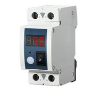 Micpointik Limiteur de courant auto-réinitialisant 1-40 A avec affichage | Pour rail DIN, protection contre les surcharges et les courts-circuits dans les boîtes de distribution