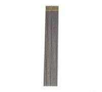 Micpointik Lot de 10 électrodes WL15 Lanthan TIG, 150 mm pour acier au carbone et aluminium, arc électrique stable pour 150 A-250 A (2,4 mm x 150 mm)