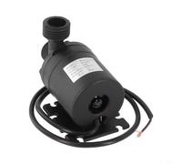 Micpointik Pompe submersible sans balais CC 12 V/24 V pour fontaine, piscine, circuit solaire, silencieuse, 800 l/h, 19 W, plastique, noir (DC 24 V)