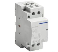 Micpointik Protection domestique 230 V 2P 63 A 1NO1NC silencieux pour hôtels, cliniques, montage sur rail DIN, contacteur automatique avec indicateur d'état, indice de protection IP20