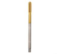 Micpointik Taraud M8 x 1,25 HSS Ti-enduit Rainure hélicoïdale pour le travail des métaux CNC Fraisage Acier inoxydable Aluminium Foret Outil 120 mm de long