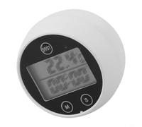 Micpointik Thermomètre numérique pour bain de glace avec minuterie, étanche IP67, flottant, écran LED pour thérapie d'eau froide et récupération, -20 à 70 °C, blanc (noir)