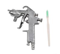 Micpointik W-77 Pistolet de pulvérisation pneumatique avec raccord rapide pour peinture de voiture et meubles, alimentation par gravité et aspiration buse 2.0/2.5/3.0 mm, outil idéal pour le bricolage