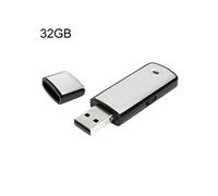 Micro Espion 32GB Enregistreur Vocal Portable Rechargeable Haute Qualité Noir