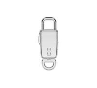 Micro Espion Enregistreur Vocal 32GB En Alliage De Zinc 20H D'Enregistrement Argent