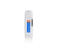 Micro Espion Enregistreur Vocal USB Rechargeable Support Carte TF 32GB Blanc