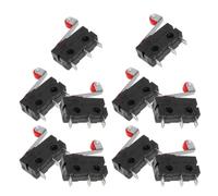Micro-interrupteur de Fin de Course Spdt 250 V 5 A à Levier | Action Momentanée, Bornes Trois Broches, Contact 1no 1nc, Bras à Galet, Installation Facile pour Cames Mécaniques