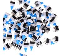 Micro Interrupteur Tactile Auto-Verrouillage, Bouton Marche/Arrêt, 6 Broches, Vente En Gros, Électronique, 7x7mm, 50 Pièces/Lot