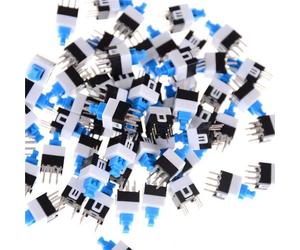 Micro Interrupteur Tactile Auto-Verrouillage, Bouton Marche/Arrêt, 6 Broches, Vente En Gros, Électronique, 7x7mm, 50 Pièces/Lot
