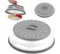 Micro Onde - Cloche Micro Onde sans BPA, Anti Vapeur et Fonction Passoire - Gris