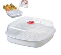 Micro-ondes Vegetable Steamer - PP, Cookware de chauffage à la vapeur de | Marmite micro-ondes avec couvercle pour pains, riz, ragoûts, légumes, poissons