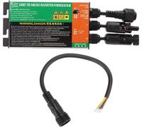 Micro-onduleur solaire 350W 230 V MPPT Grid connecté IP55 ondes sinusoïdales pour petits systèmes