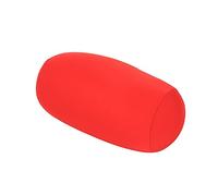 Micro Oreiller Coussin De Dos Mini Oreiller Cylindrique Coussin De Dos En Microbilles Rouleau L'oreiller Voyage Accueil Sommeil Soutien du Cou Confortable Traversin de soutien pour cou mini(Rouge)