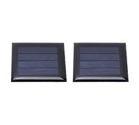 Micro Panneaux Solaires, Mini Cellules Solaires Polycristallines DIY 40x40mm/1.6x1.6in Sécurité 2 pcs pour DIY Lumières De Secours