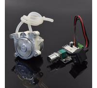 Micro pompe péristaltique DC 6V-12V, petit moteur à engrenages 500, régulation du dosage de la pompe à eau liquide, Direction inverse pour l'échantillonnage d'encre de laboratoire
