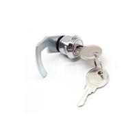 Micro serrure d'armoire en acier, serrure à pression, boîte aux lettres en fer, boîte à outils, boîte d'équipement, serrure MA113 H 1 pièces (Color : Key different)