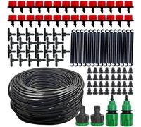 Micro système d'irrigation goutte-à-goutte Portable 20M, arrosage automatique avec goutteurs réglables, Kits d'arrosage par brumisation, tuyau d'arrosage 10M
