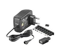 MicroConnect - Adaptateur secteur - AC - 18 watt - noir