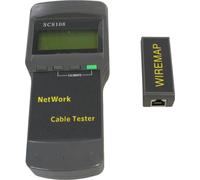 MicroConnect Testeur de Câbles Réseau et Téléphonique Portable - Détection Circuit Ouvert, Court-Circuit, Longueur - pour Câbles RJ45, Coïcaux