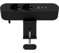 MicroConnect Multi Desktop Power Socket 2 Ways Schuko 1 x USB-A 2 - multiprise (MC-MDPS-EU2-67W)