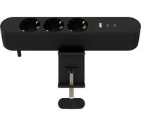 MicroConnect Multi Desktop Power Socket 3 Ways Schuko 1 x USB-A 2 - multiprise (MC-MDPS-EU3-30W)