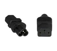 Microconnect PE613AD adaptateur prise d'alimentation C6 C13 Noir