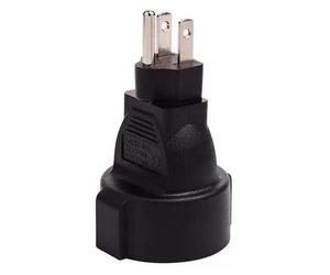 Microconnect PETRAVEL3 adaptateur prise d'alimentation Type B Type F Noir