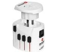 MicroConnect SKROSS World Adapter Pro+ - Adapter für Power Connector - weiß (PETRAVEL27)