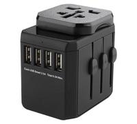 MicroConnect World Travel Adapter 4 ports USB A avec Universal to EU