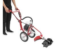 Microcultivateur 63 cc, moteur à essence 6,4 temps, défonceuse à essence | Moteur 4 temps 63 cc 4 CV 240 tr/min Profondeur de culture 10 cm avec roues et démarreur à câble pour petites surfaces