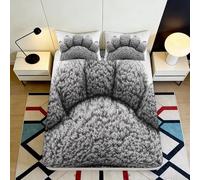 Microfibre Doux Paw Pattern Fitted Sheet Impression 3D Claw Design Bed Cover pour Chambre Cadeau Maison Mariage Anniversaire 90x200x25cm
