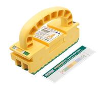 MICROJIG GRR-RIPPER 2GO Bloc-poussoir pour défonceuses, dégauchisseuses, scies à ruban et scies sur table, outil de travail du bois, adhérence extrême, GR2-GO, jaune/vert