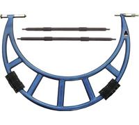 Micromètre extérieur de précision avec deux broches de mesure amovibles 25+50 mm pas de 0,5 mm plage de mesure 900-1000 mm MIB MMS2L90100
