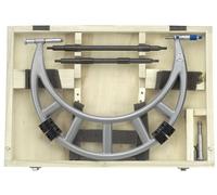 Micromètre extérieur de précision avec deux broches de mesure amovibles 25+50 mm pas de 0,5 mm plage de mesure 600-700 mm Limit MMS2L6070