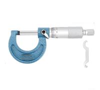 Micromètre mécanique 0-25 mm Diamètre extérieur 0,01 mm (A) | Résolution de 0,01 mm, mécanisme d'arrêt à cliquet, échelle gravée claire, corps en acier inoxydable